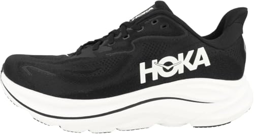 Hoka Men's Clifton 10 Black/White 11 Medium