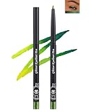 Eyeliner en gel coloré avec taille-crayon caméléon imperméable à paillettes colorées Eyeliner mat brillant métallique avec finition multiréfléchissante crayon fard à paupières pour maquillage des yeux