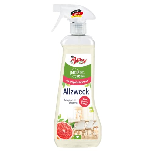 POLIBOY NCP Allzweck Reiniger - Universalreiniger für alle Oberflächen - Möberreiniger auch für Holz - 1x 500ml - Made in Germany