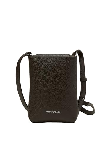 Sac pour téléphone portable Marc O'Polo Banu en cuir shaded brown marron foncé