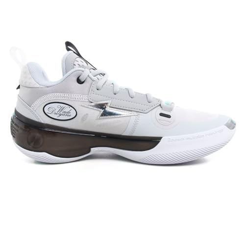 Image of LI-NING Way of Wade 10 Men Basketball Shoes Lining Anti-Slip Professional Shock Absorption Sneakers Sports Shoes Microcrystalline Gray US 11