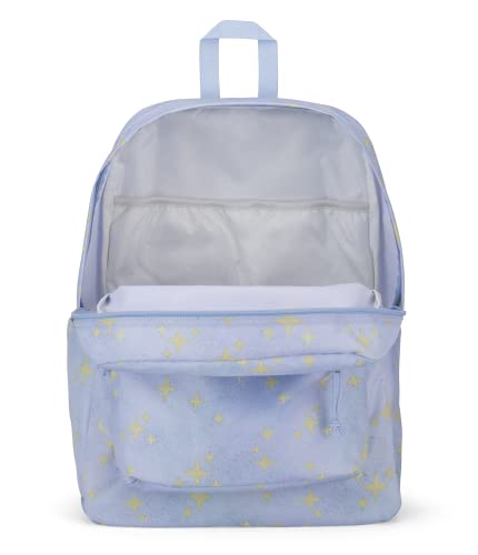 Image of JanSport SuperBreak Plus Backpack with Padded 15-inch Laptop Sleeve and Integrated Bottle Pocket - Spacious and Durable Daypack for Work and Travel - Street Sparkle