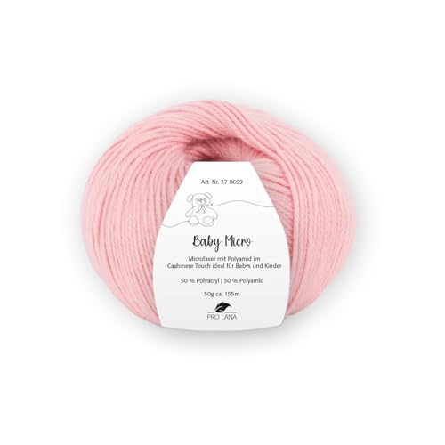 PRO LANA Baby Micro – Color: polvo (32) – 50 g/aprox. 155 m de lana