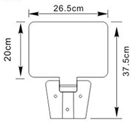 Tabouret mural avec base en aluminium robuste et assise pliante - 3