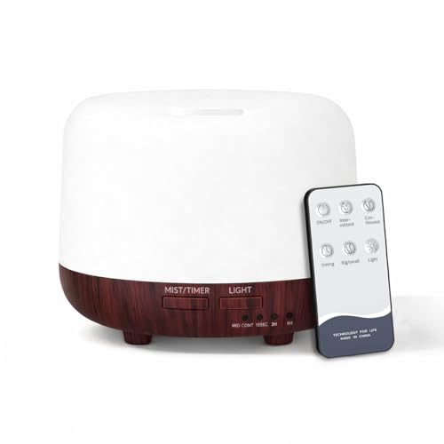 SPLITSKY Essential Oil Diffuser, 300ML Small Room Aromatherapy Diffuser with