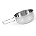 Keenso Camping Bowl with Scale, Foldable Handle, Stainless Steel, Lightweight Cup, Outdoor Use for Camping, Hiking, Picnics (Small 500ml)
