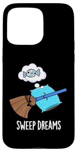 Coque pour iPhone 15 Pro Max Balai amusant Sweep Dreams