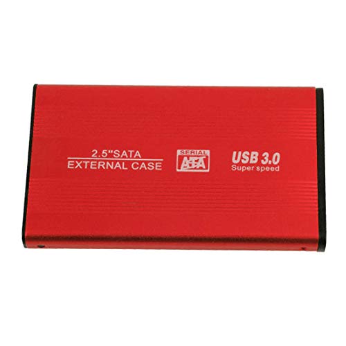 Caja externa para disco duro 2.5 USB 3.0 SATA rojo miniatura 1