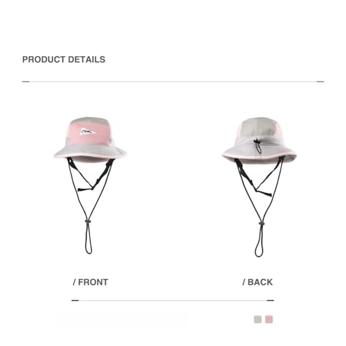 Image of Color-Blocked Fisherman Style Sun Hat for Outdoor Camping, Surfing & Vacations - Wide Brim, UV Protective, Anti-Slip