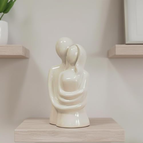 Image of CraftVatika Hugging Couple Showpiece, Modern Home Decoration Items for Living Room, Gift for Anniversary,Valentine,Wedding, Mens Women,Table Top Decoration Items for Bedroom, Drawing Room