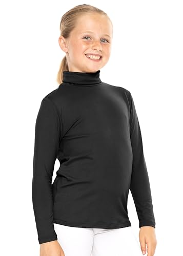Image of STRETCH IS COMFORT Girl's Oh So Soft Long Sleeve Turtleneck | Youth Size 2-16