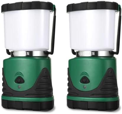 Consciot Ultra Bright LED Camping Lantern with 1000LM, D Battery Powered, 4 Light Modes, IPX4 Waterproof, Portable Flashlight for Camping, Hiking, ...