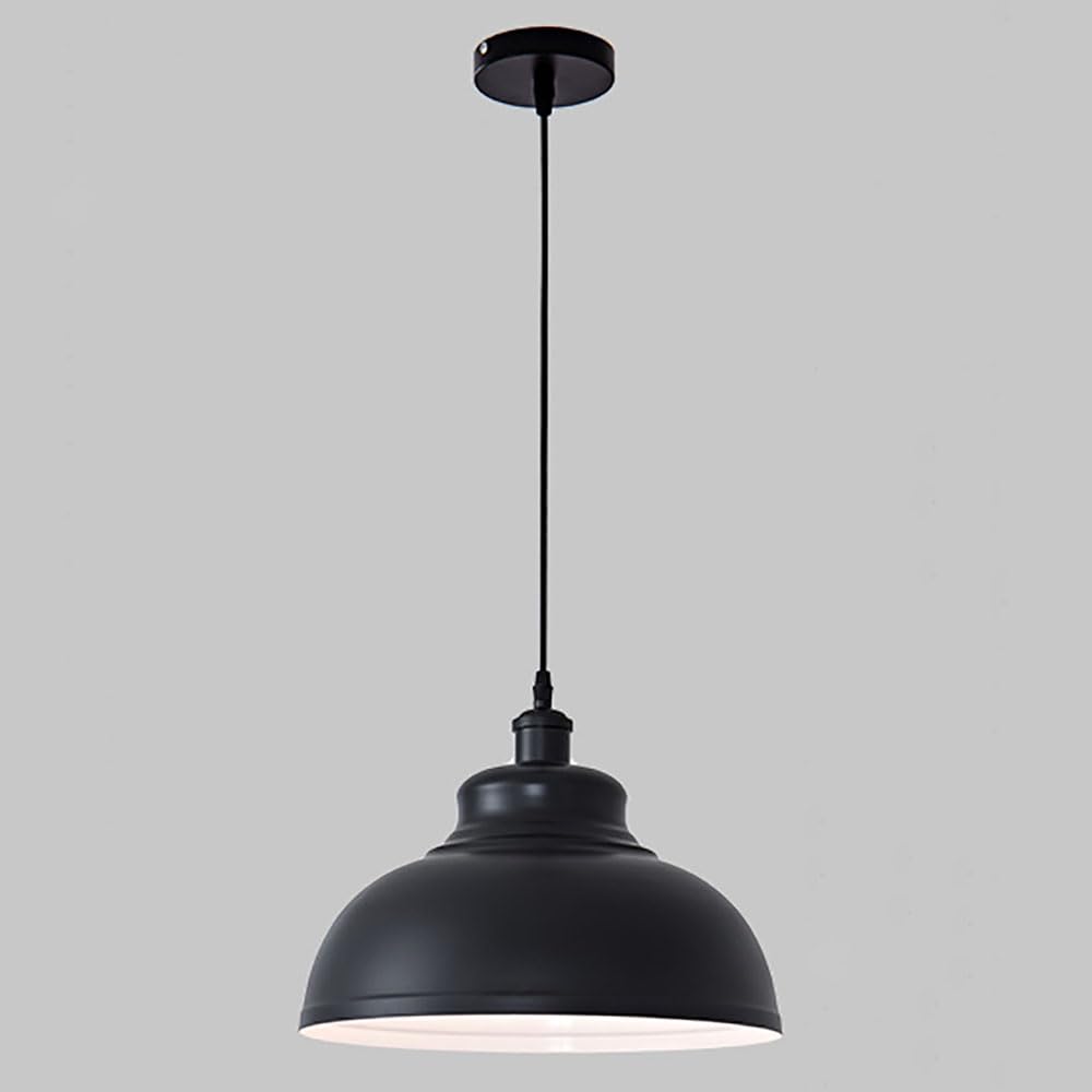 FZQSXAZU Chandelier Kitchen Pendant hts Over Island Vintage Dome hting Fixtures Hanging Ceiling Lamp Retro Industrial E27 Single
