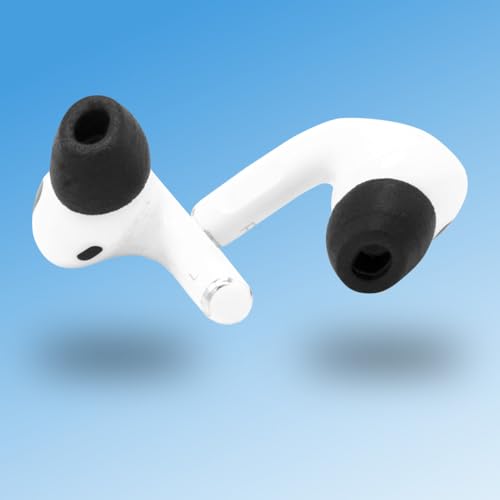 Comply Premium 3.0 Foam Earbud Tips for Apple AirPods Pro Gen 1 & 2, Medium, Phantom Black, 3 Pairs - Premium 3.0 Foam, Superior Noise Isolation, Made in USA by Comply - Used condition - Image 2