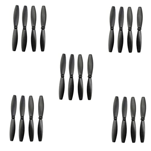 Amagogo Lot de 20 hélices résistantes en Plastique pour Quadricoptère Parrot Minis 3 Mambo Swing, Noir
