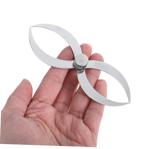 Ciieeo Calibrador portátil para carpintería de doble extremo para medir grosores y diámetros interiores y exteriores miniatura 3