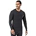 Indera Men's Expedition Weight Cotton Raschel Knit Thermal Underwear Top, Black, 3X