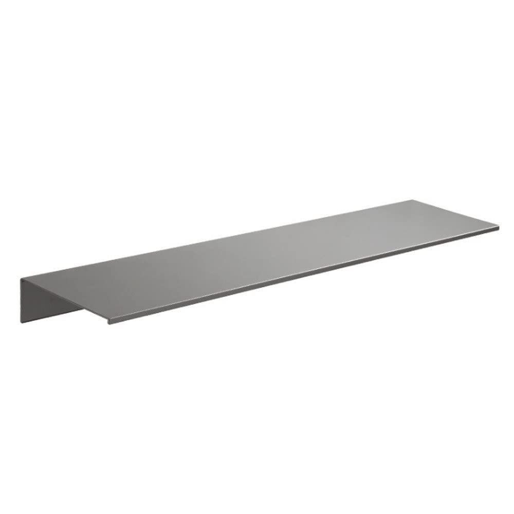 GFAZXDS Thickening Space Aluminum Storage Racks Shower Caddy Metal Shelves Bathroom Kitchen Hardware Pendant Gray Bathroom Shelves Wall-Mounted