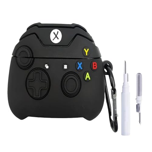Image of YODI Case Cover for Airpods Pro|Pro 2|Airpods Pro 3|Airpods 4 Pouch, Silicone Cases with Cleaner Kit 360 Drop Protection,Shock-Resistant ((Gaming-Pad Black), Airpods Pro /Pro 2)