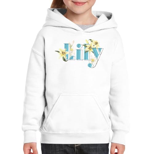 Sweat à capuche enfant Lys au style minimaliste chic et premium
