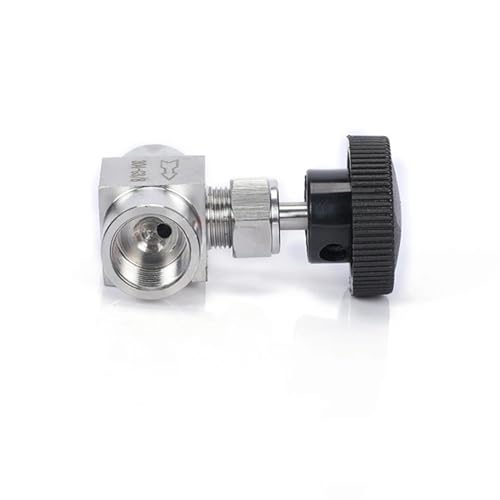 Válvula de aguja 1/2 BSP en acero inoxidable 304 para control de agua y gasóleo 5