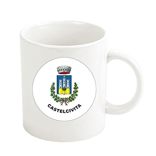 MUG . EMBLEM ARMORIALE CASTELCIVITA SALERNO ITALY