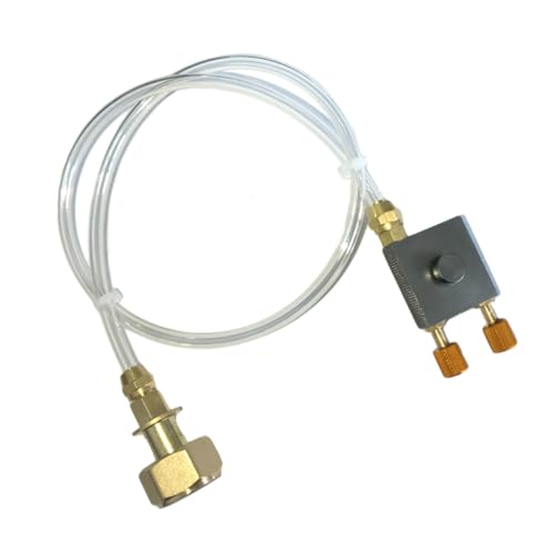 Camping Gas Inflation Valve Adapter for Outdoor Stoves Conversion Joint for Safe Inflating Flat Gas Cans Reduce Costs for Camping and Picnics