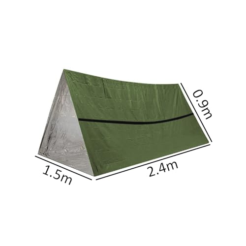 Carpa plegable reflectora compacta para camping miniatura 6