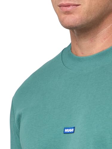 HUGO Men's Small Patch Logo Long Sleeve T-Shirt3