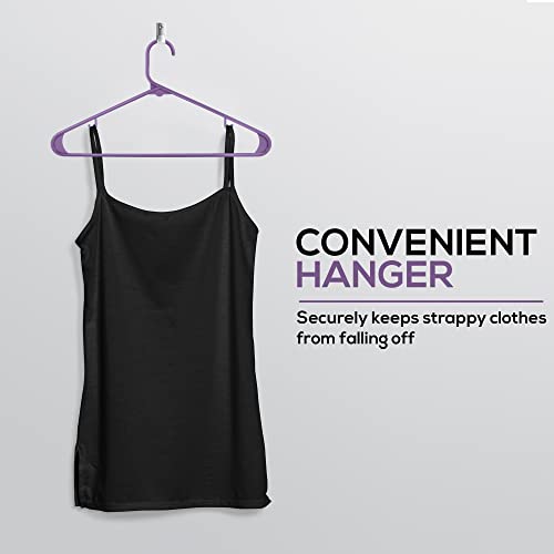 image for Utopia Home Plastic Hangers 30 Pack - Clothes Hanger with Hooks - Dura