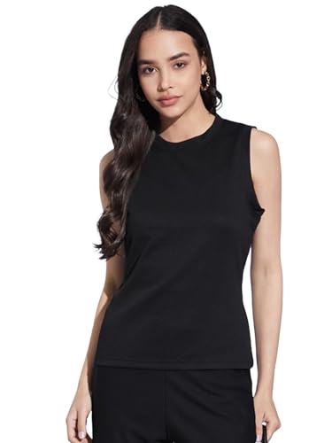 Image of Selvia Women's Textured Lycra Solid Top