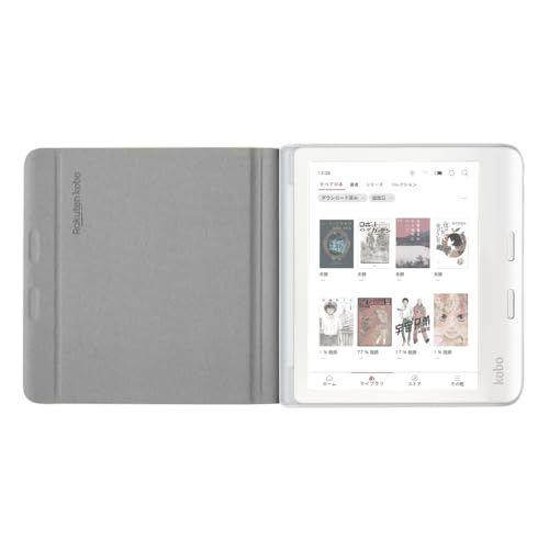 Rakuten kobo Kobo Libra Colour ホワイト ノートブックスリープカバー(ブラック)セット の商品画像 2
