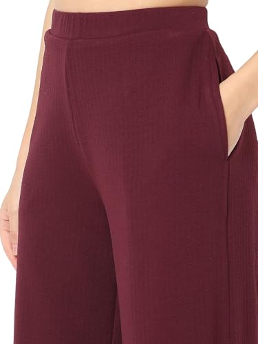 Image of Smarty Pants Women's Cotton Rib Pleated Trouser.