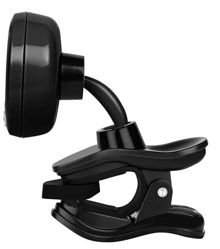 snark rechargeable chromatic usb sn5x clip-on tuner for guitar bass amp violin