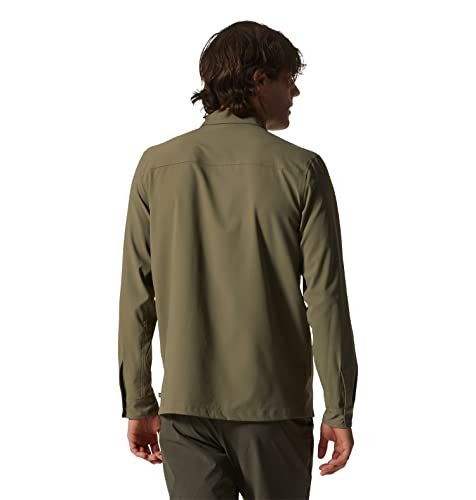 Mountain Hardwear Men's Standard Shade Lite Long Sleeve Shirt, Stone Green, Xl #TOP16