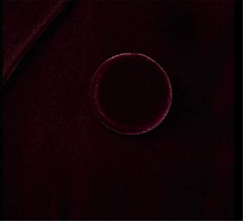 Burgundy Velvet Pantsuits for Women Formal Party Blazer Ladies Business Office Tuxedos Work Wear Suits4