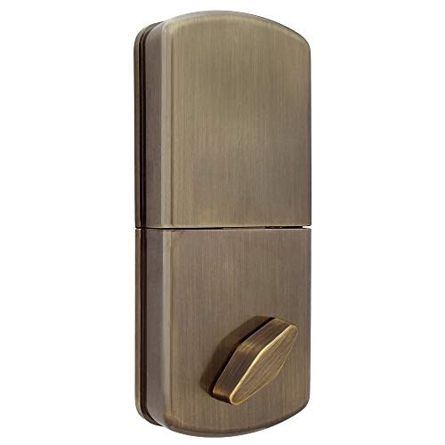 Milocks Tf-02Aq Digital Deadbolt Door Lock With Electronic Keypad For Exterior Doors, Antique Brass #TOP2