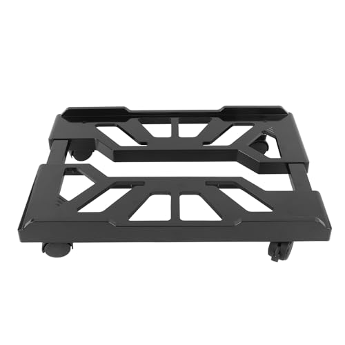 Soporte Móvil Ajustable para CPU, Soporte para Torre de PC de ABS con 4 Ruedas con Freno, Ancho de 20 a 28 cm, Capacidad de 32 kg, Barandillas Protectoras para Casos de Computadora de Escritorio para Oficina en Casa miniatura 3