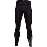 Reflectante Joma Malla Larga Running Night Negro Pantalon Deportivo, Hombres, 2XL