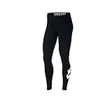 Nike Womens Leg-A-See Logo Legging Black/White AH2010-010 Size Medium