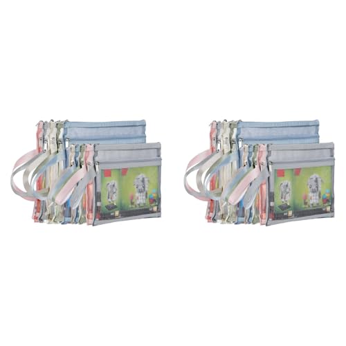 Bolsas de colores A4 y A5 para organizar bloques de construcción 1