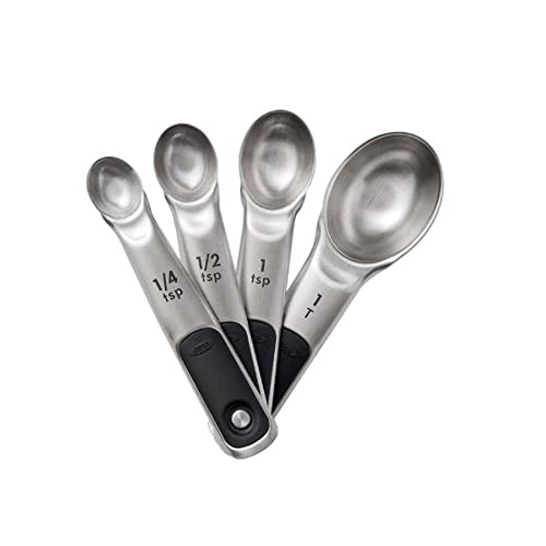 Jogo de Colheres Medidoras, 4 peças, Inox, OXO