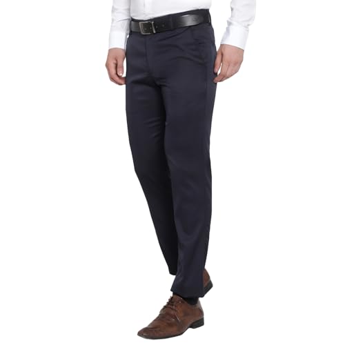 Image of Men's Formal Trouser for Men | Regular Fit Office Wear Pant | Business Casual Trousers | Comfortable Formal Pants for Office, Work