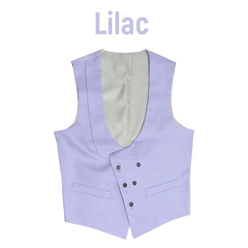 Mens Suit Formal 3 Piece Tuxedo Slim Fit Set Jacket Blazer Vest Pants for Groomsmen Wedding Prom Party4