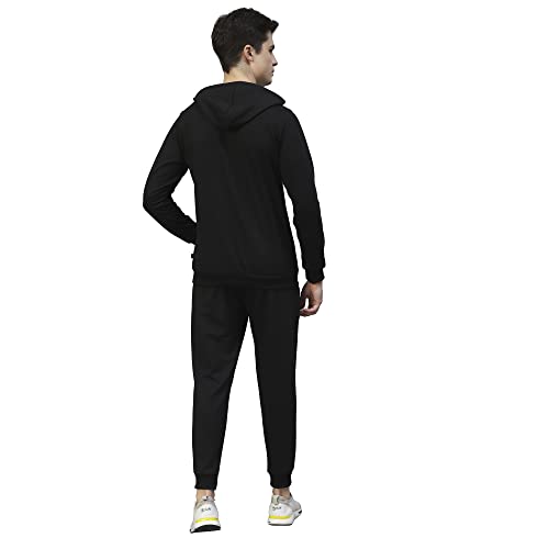 Image of Rigo Round Neck Full Sleeve Terry Track Suit For Men | Regular Fit Plus Sizes Tracksuit for Men's | Co-ord Set For Men