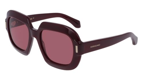 Lunettes FERRAGAMO Burgundy 54mm élégance italienne intemporelle pour initiés