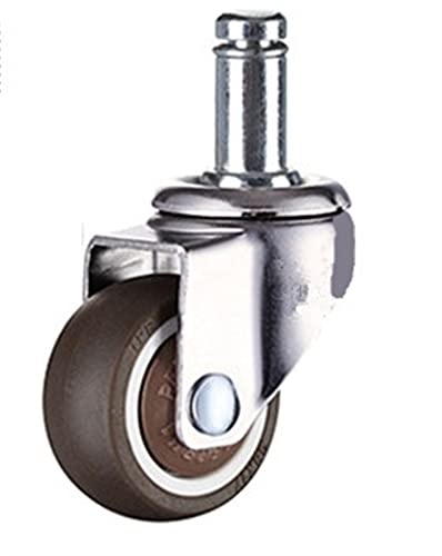 Ruedas de gabinete de goma con freno pack de 4 unidades de 1,5 pulgadas tornillo M8 de 20mm F15