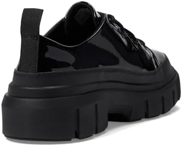 Timberland Women's Greyfield Leather Ox Oxford, Black Full Grain Patent, 9 | Image 4