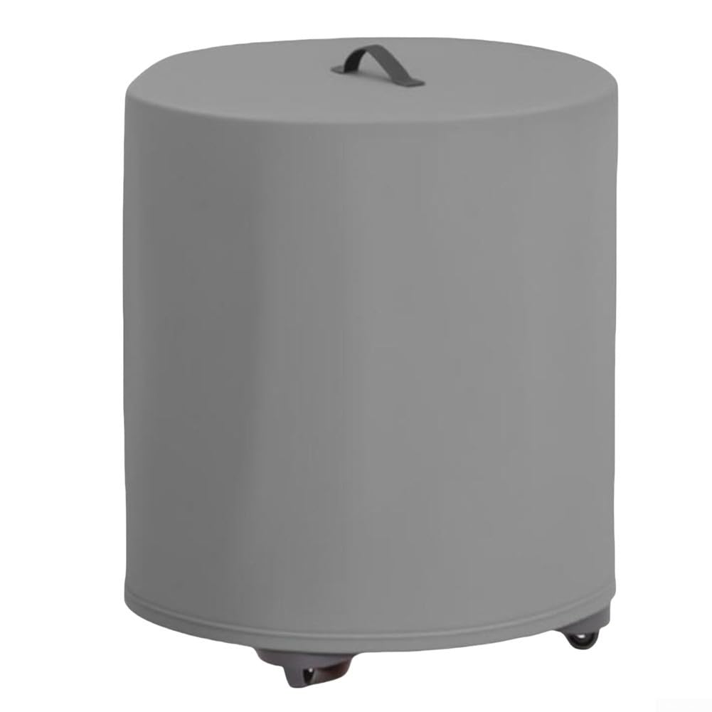 Staubsauger-Abdeckung für nasse und trockene Geschäfte, staub- und wasserabweisendes 210D-Oxford-Gewebe, verstellbarer Kordelzug für sicheren Sitz und praktischer Griff (Kaffeebraun 41 x 53 cm)