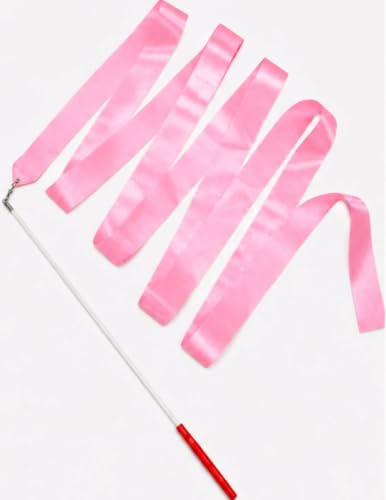 Image of BookMyCostume Gymnastic & Rhythmic Dance Ribbon Wand Collection - 2-Meter Ribbon Sticks - Ideal for School Sports Day & Gymnastic Training - Fancy Dress Costume Accessories for Kids, Teens & Adults